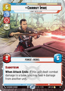 Image for Chirrut Imwe - I Don't Need Luck (Hyperspace) (310) (A Lawless Time) - Star Wars: Unlimited