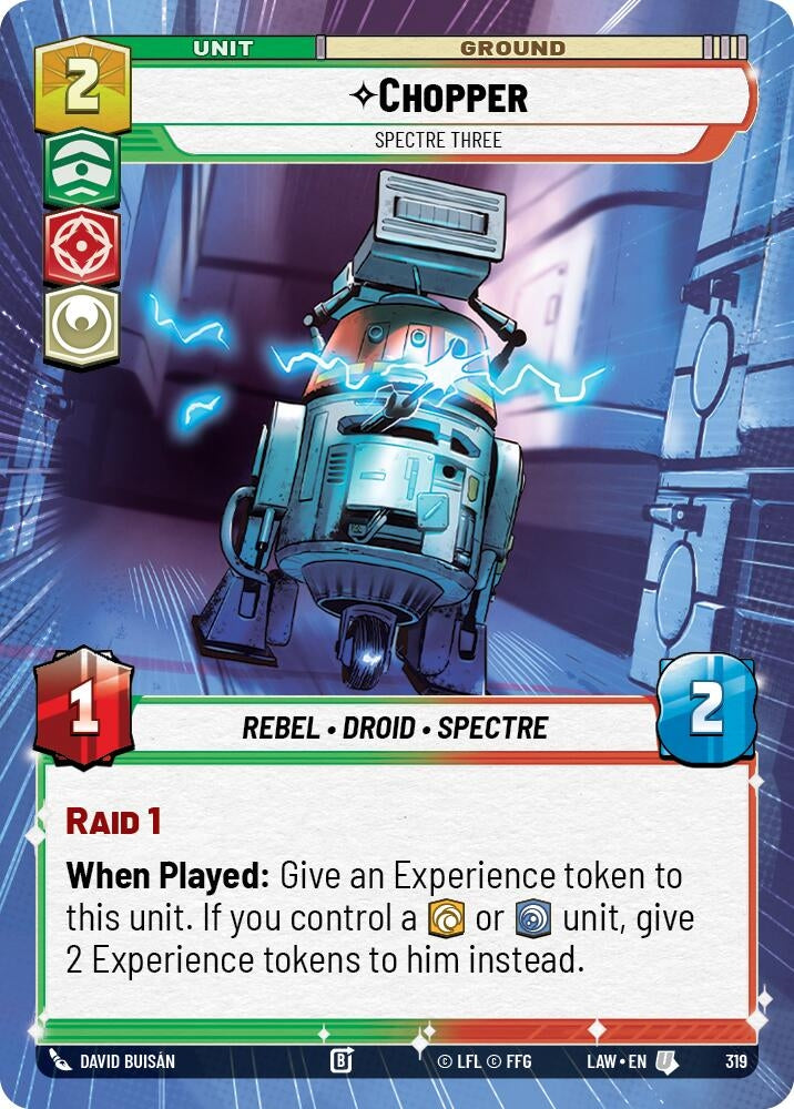 Image for Chopper - Spectre Three (Hyperspace) (319) (A Lawless Time) - Star Wars: Unlimited