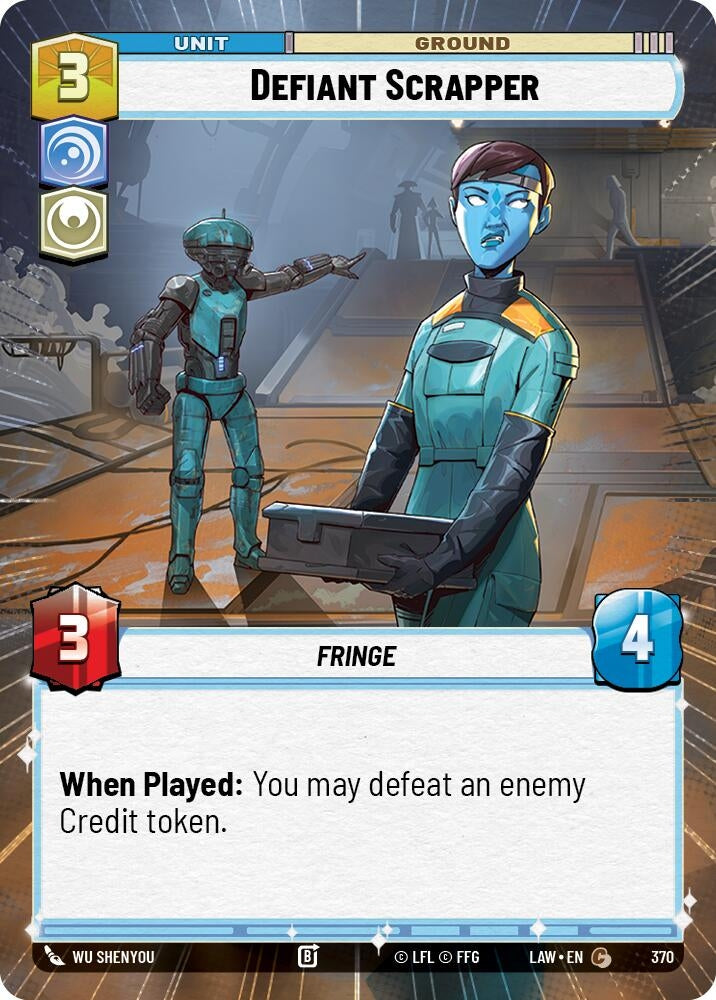 Image for Defiant Scrapper (Hyperspace) (370) (A Lawless Time) - Star Wars: Unlimited