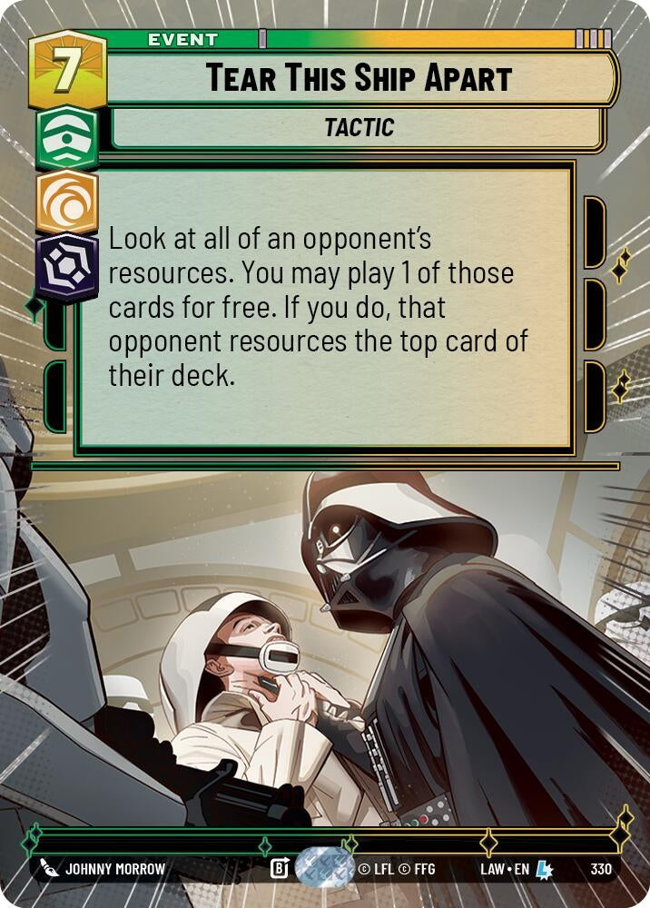 Image for Tear This Ship Apart (Hyperspace) (330) (A Lawless Time) - Star Wars: Unlimited