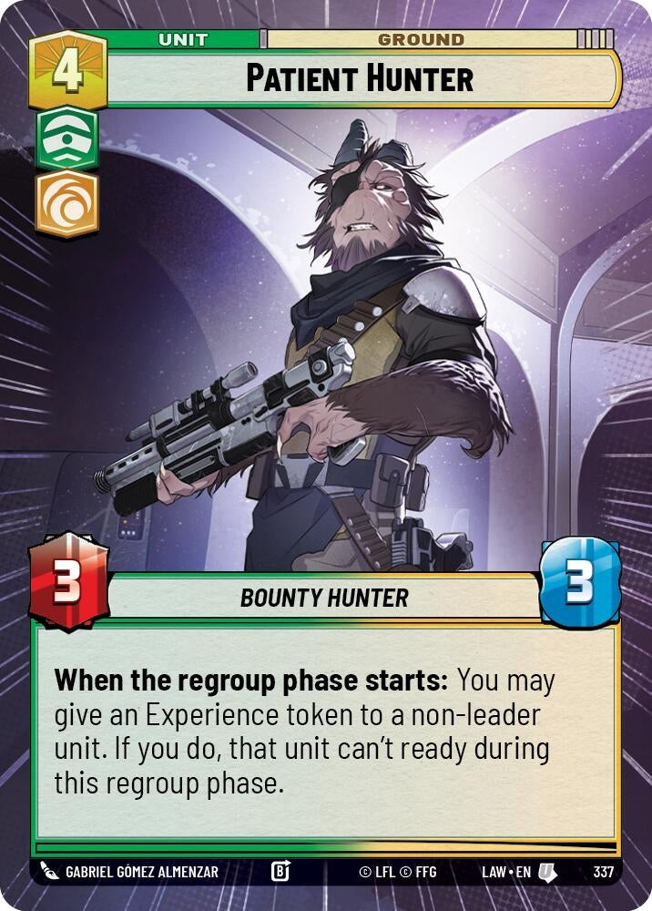 Image for Patient Hunter (Hyperspace) (337) (A Lawless Time) - Star Wars: Unlimited