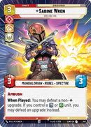 Image for Sabine Wren - Spectre Five (Hyperspace) (342) (A Lawless Time) - Star Wars: Unlimited