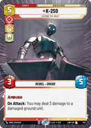 Image for K-2S0 - Locking the Vault (Hyperspace) (343) (A Lawless Time) - Star Wars: Unlimited