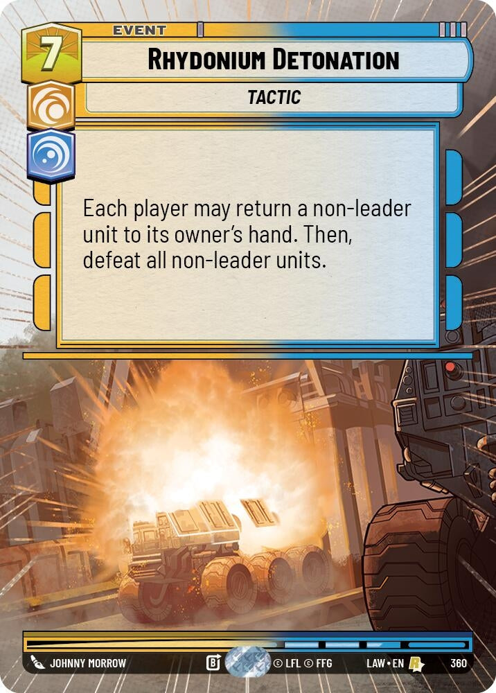 Image for Rhydonium Detonation (Hyperspace) (360) (A Lawless Time) - Star Wars: Unlimited
