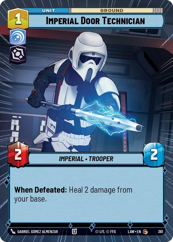 Image for Imperial Door Technician (Hyperspace) (361) (A Lawless Time) - Star Wars: Unlimited