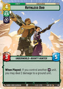 Image for Ruthless Duo (Hyperspace) (401) (A Lawless Time) - Star Wars: Unlimited