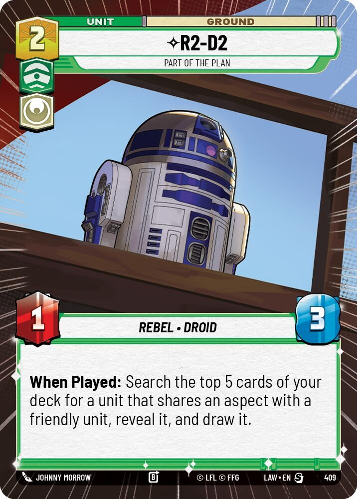 Image for R2-D2 - Part of the Plan (Hyperspace) (409) (A Lawless Time) - Star Wars: Unlimited