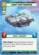 Image for Jaunty Light Frieghter (Hyperspace) (411) (A Lawless Time) - Star Wars: Unlimited