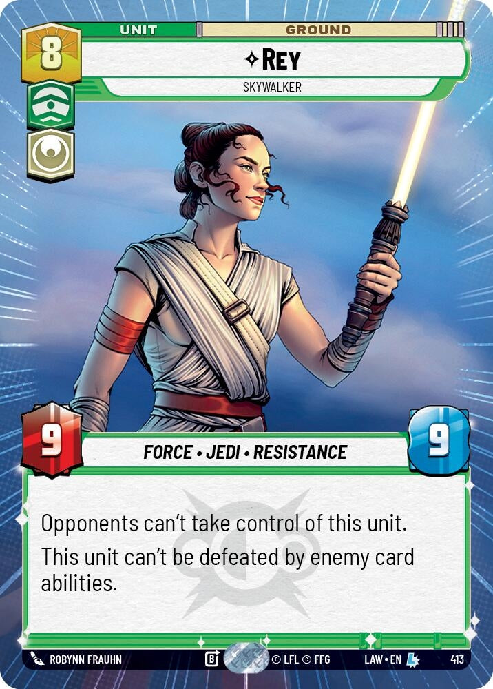Image for Rey - Skywalker (Hyperspace) (413) (A Lawless Time) - Star Wars: Unlimited