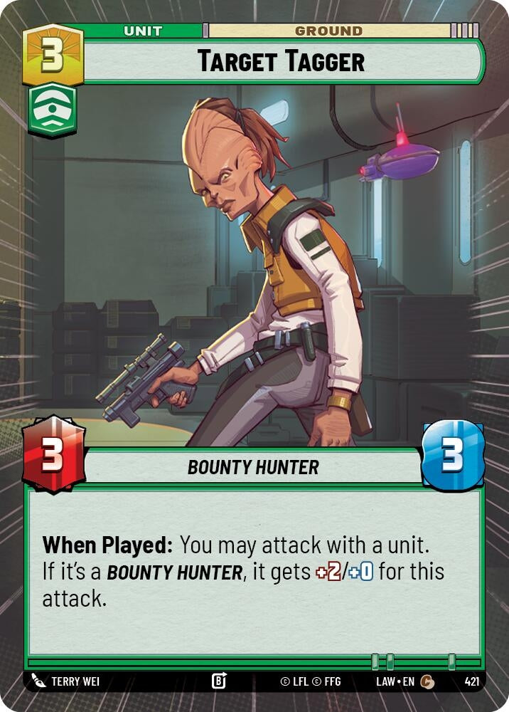 Image for Target Tagger (Hyperspace) (421) (A Lawless Time) - Star Wars: Unlimited