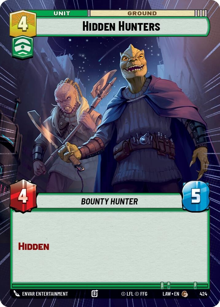 Image for Hidden Hunters (Hyperspace) (424) (A Lawless Time) - Star Wars: Unlimited