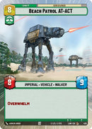 Image for Beach Patrol AT-ACT (Hyperspace) (426) (A Lawless Time) - Star Wars: Unlimited