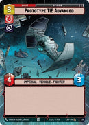 Image for Prototype TIE Advanced (Hyperspace) (439) (A Lawless Time) - Star Wars: Unlimited