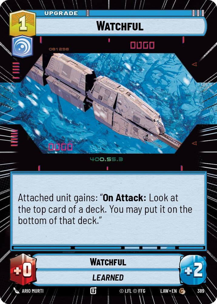 Image for Watchful (Hyperspace) (389) (A Lawless Time) - Star Wars: Unlimited