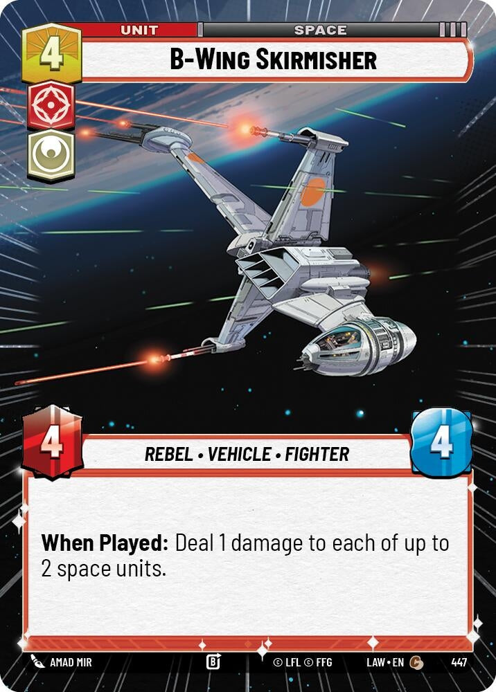 Image for B-Wing Skirmisher (Hyperspace) (447) (A Lawless Time) - Star Wars: Unlimited