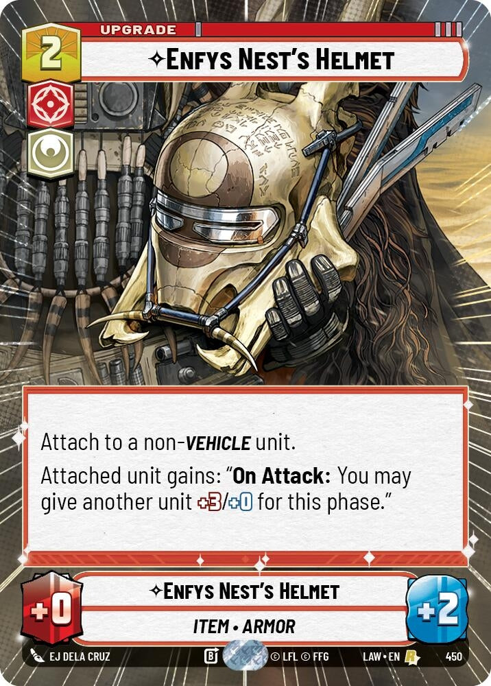 Image for Enfys Nest's Helmet (Hyperspace) (450) (A Lawless Time) - Star Wars: Unlimited