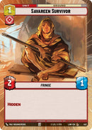 Image for Savareen Survivor (Hyperspace) (452) (A Lawless Time) - Star Wars: Unlimited