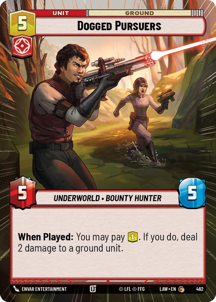 Image for Dogged Pursuers (Hyperspace) (462) (A Lawless Time) - Star Wars: Unlimited