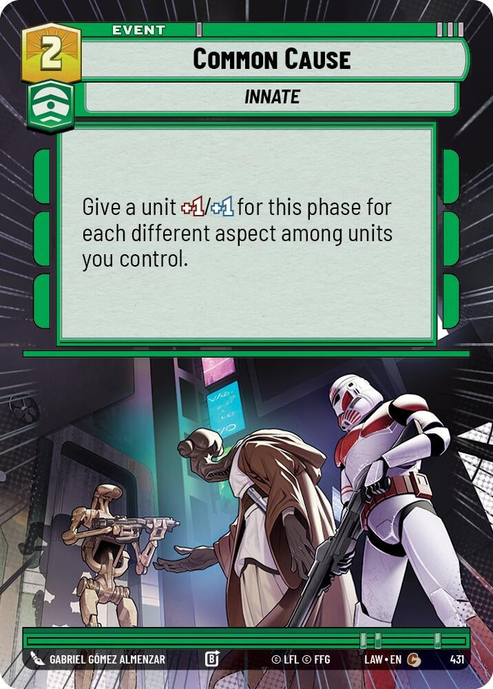 Image for Common Cause (Hyperspace) (431) (A Lawless Time) - Star Wars: Unlimited