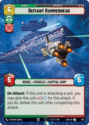 Image for Defiant Hammerhead (Hyperspace) (326) (A Lawless Time) - Star Wars: Unlimited