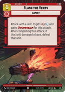 Image for Flash the Vents (Hyperspace) (469) (A Lawless Time) - Star Wars: Unlimited