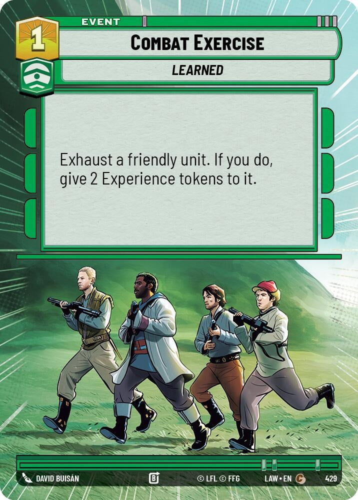 Image for Combat Exercise (Hyperspace) (429) (A Lawless Time) - Star Wars: Unlimited