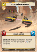 Image for Canyon Frontrunner (Hyperspace) (492) (A Lawless Time) - Star Wars: Unlimited