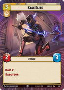 Image for Kage Elite (Hyperspace) (498) (A Lawless Time) - Star Wars: Unlimited