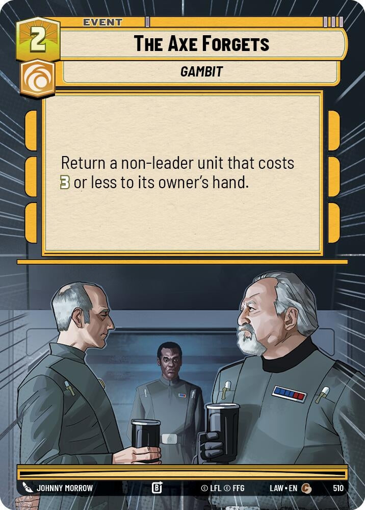 Image for The Axe Forgets (Hyperspace) (510) (A Lawless Time) - Star Wars: Unlimited