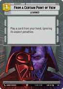 Image for From a Certain Point of View (Hyperspace) (528) (A Lawless Time) - Star Wars: Unlimited