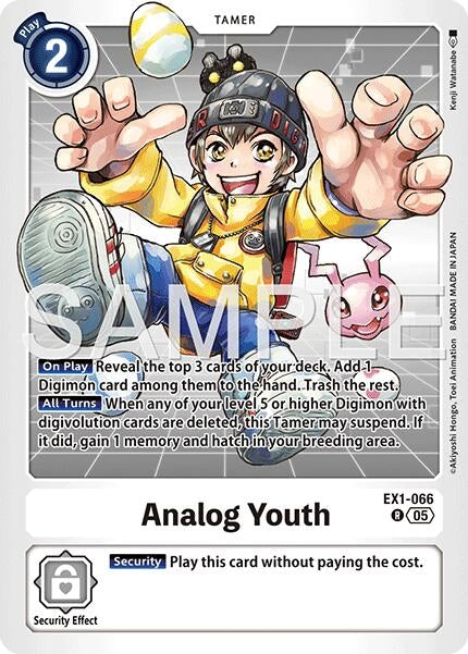 Image for Analog Youth (Reprint) (EX1-066 R) (Advanced Booster Digimon Generation) - Digimon Card Game