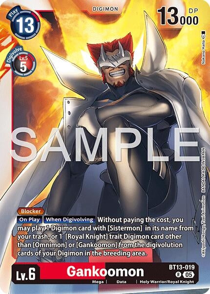 Image for Gankoomon (Reprint) (BT13-019 R) (Advanced Booster Digimon Generation) - Digimon Card Game