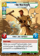 Image for Obi-Wan Kenobi - Protector of Felucia (Hyperspace Foil) (538) (A Lawless Time) - Star Wars: Unlimited