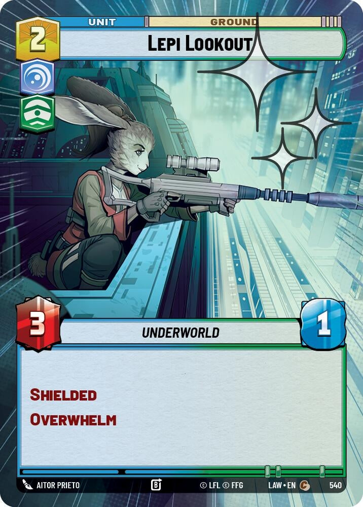 Image for Lepi Lookout (Hyperspace Foil) (540) (A Lawless Time) - Star Wars: Unlimited