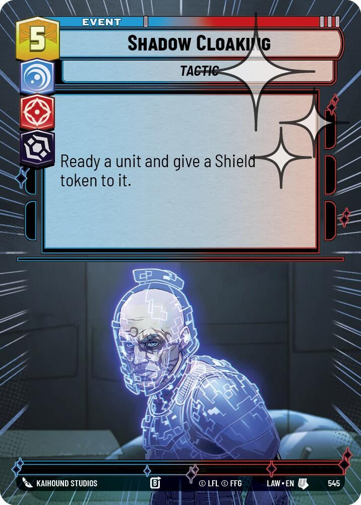 Image for Shadow Cloaking (Hyperspace Foil) (545) (A Lawless Time) - Star Wars: Unlimited