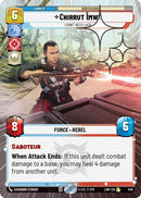 Image for Chirrut Imwe - I Don't Need Luck (Hyperspace Foil) (548) (A Lawless Time) - Star Wars: Unlimited