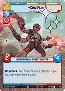 Image for Chio Fain - Four-Armed Slicer (Hyperspace Foil) (550) (A Lawless Time) - Star Wars: Unlimited