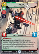 Image for Maul - Master of the Shadow Collective (Hyperspace Foil) (556) (A Lawless Time) - Star Wars: Unlimited