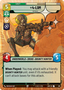 Image for 4-LOM - Devious (Hyperspace Foil) (567) (A Lawless Time) - Star Wars: Unlimited