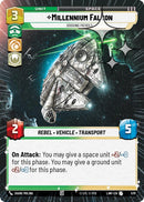 Image for Millennium Falcon - Dodgin Patrols (Hyperspace Foil) (570) (A Lawless Time) - Star Wars: Unlimited
