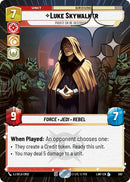 Image for Luke Skywalker - Profit or Be Destroyed (Hyperspace Foil) (582) (A Lawless Time) - Star Wars: Unlimited
