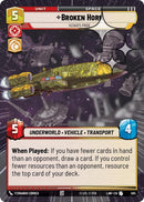 Image for Broken Horn - Vizago's Pride (Hyperspace Foil) (585) (A Lawless Time) - Star Wars: Unlimited