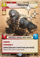 Image for Krrsantan - Hit and Run (Hyperspace Foil) (586) (A Lawless Time) - Star Wars: Unlimited