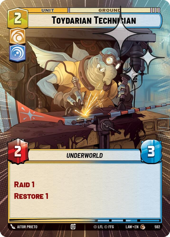 Image for Toydarian Technician (Hyperspace Foil) (592) (A Lawless Time) - Star Wars: Unlimited