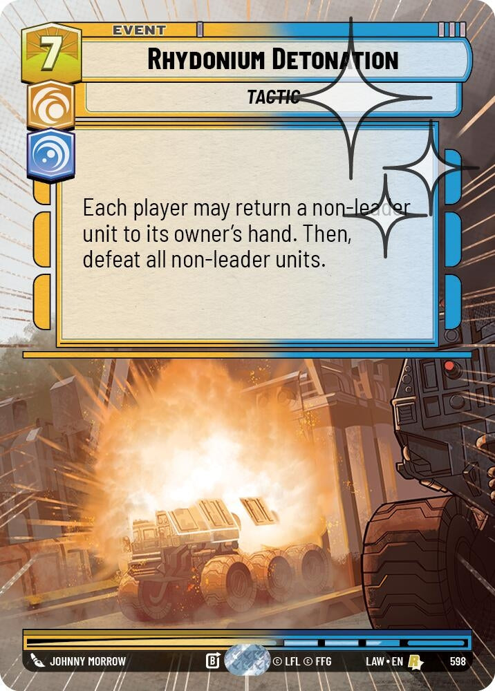 Image for Rhydonium Detonation (Hyperspace Foil) (598) (A Lawless Time) - Star Wars: Unlimited