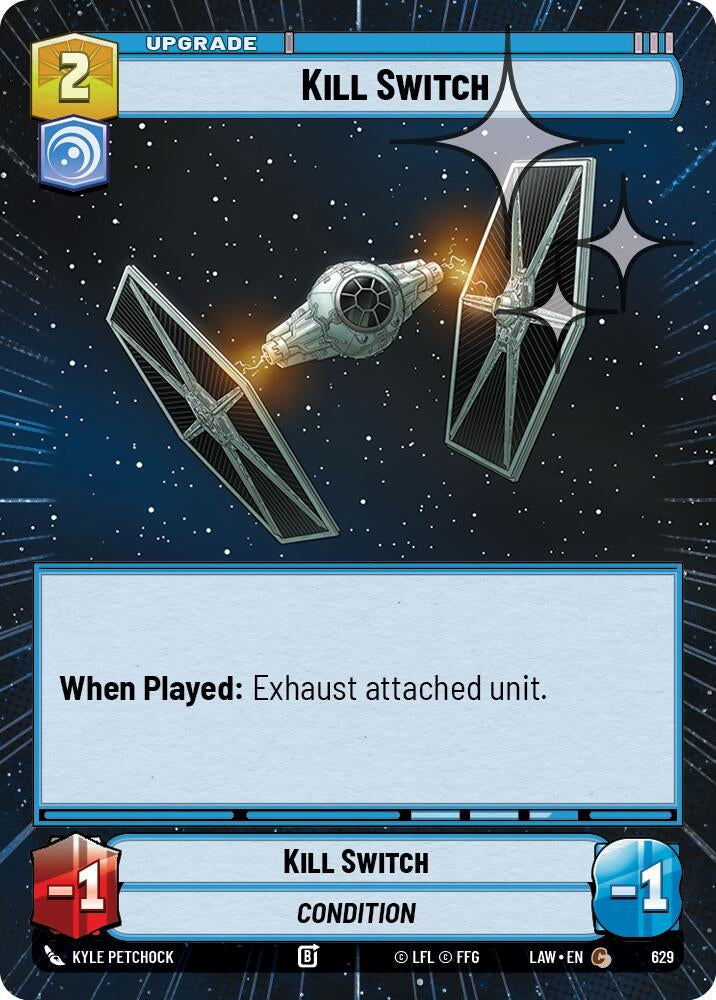 Image for Kill Switch (Hyperspace Foil) (629) (A Lawless Time) - Star Wars: Unlimited