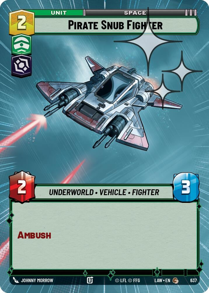 Image for Pirate Snub Fighter (Hyperspace Foil) (637) (A Lawless Time) - Star Wars: Unlimited