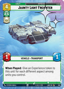 Image for Jaunty Light Frieghter (Hyperspace Foil) (649) (A Lawless Time) - Star Wars: Unlimited