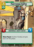 Image for Profiteering Hunter (Hyperspace Foil) (653) (A Lawless Time) - Star Wars: Unlimited
