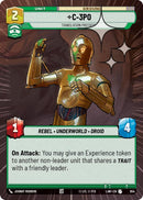 Image for C-3PO - Translation Protocol (Hyperspace Foil) (654) (A Lawless Time) - Star Wars: Unlimited